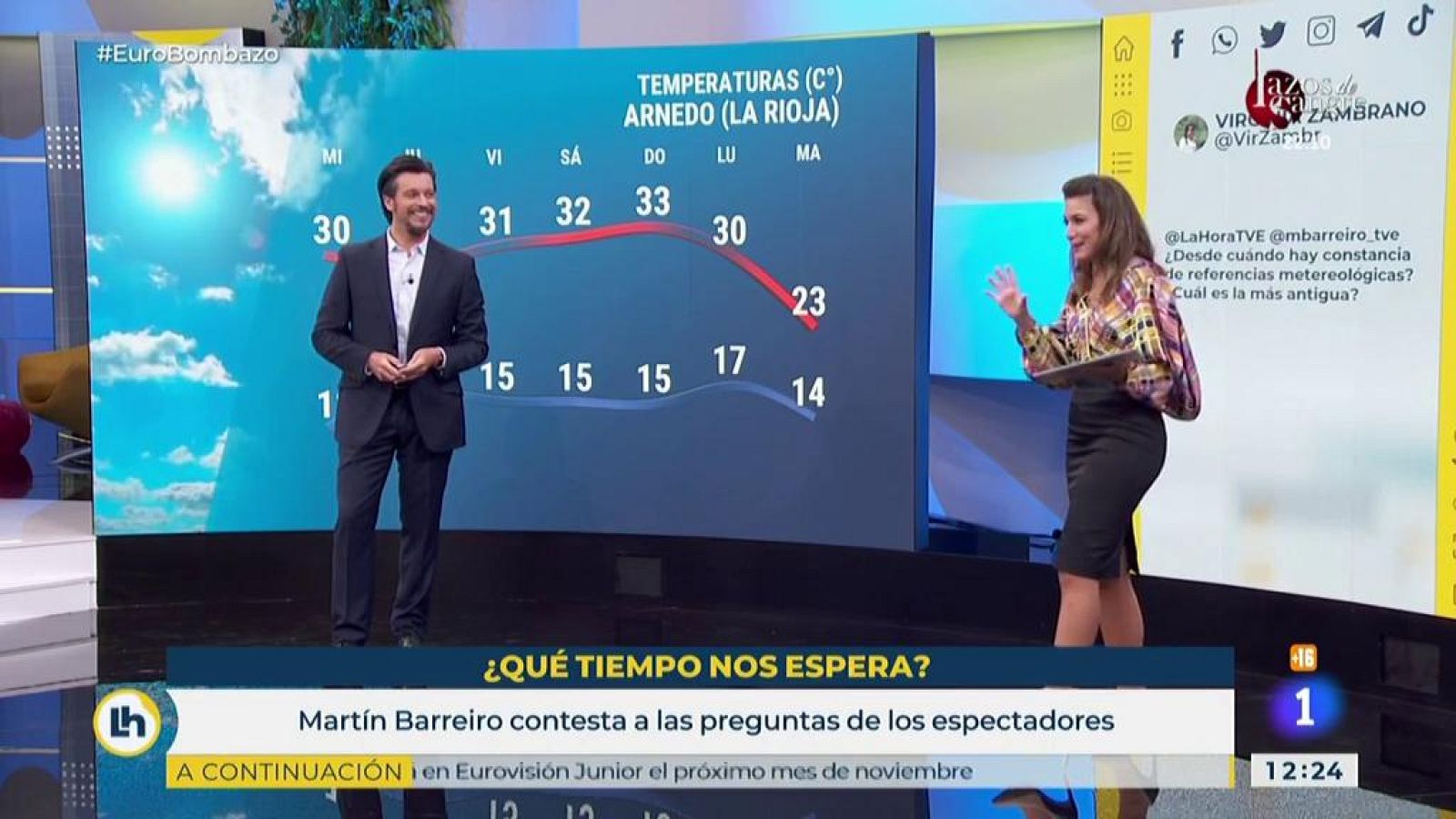 ¿Desde cuándo hay constancia de referencias metereológicas?