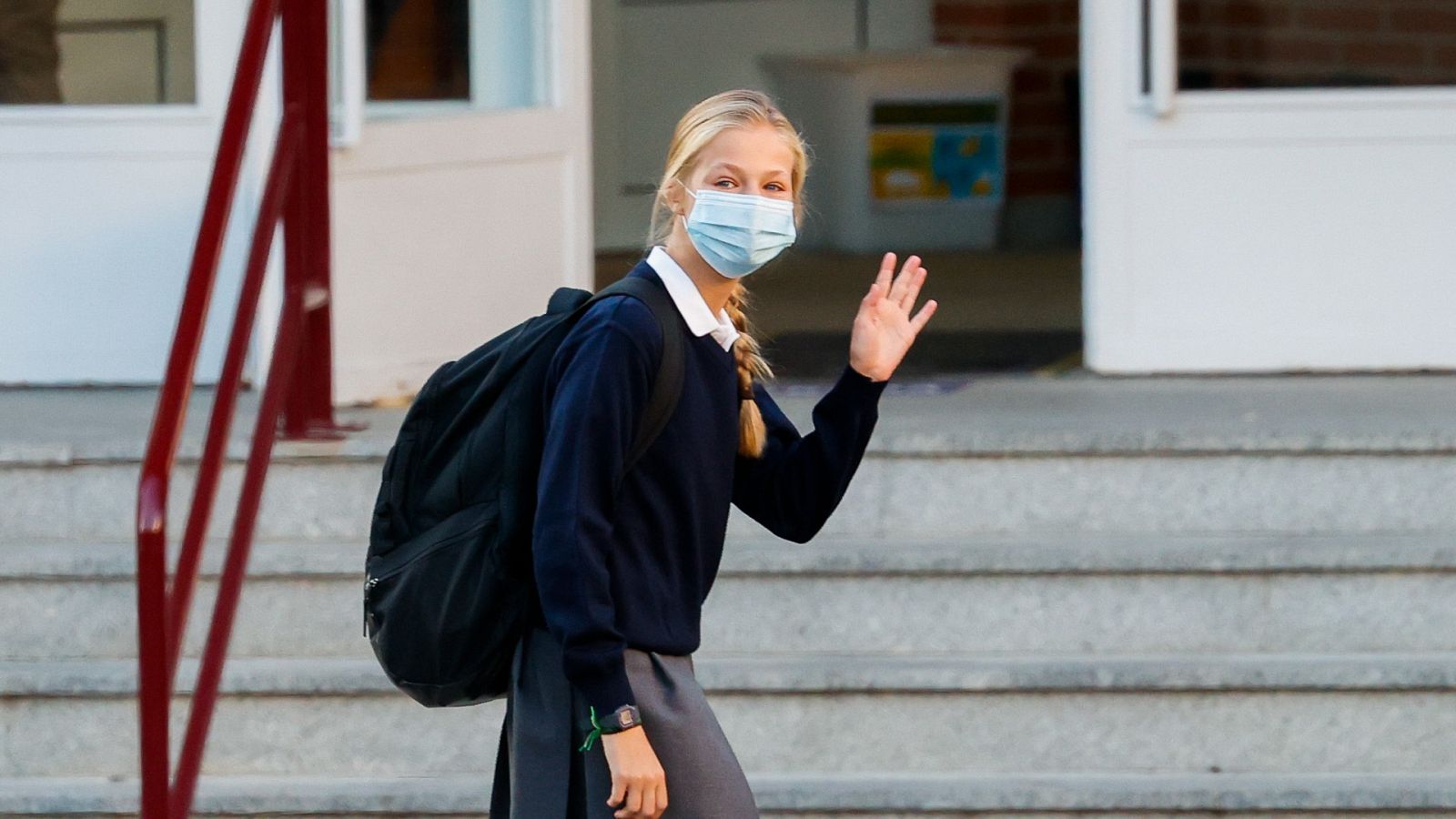 Las imágenes de la vuelta al cole de la Princesa Leonor