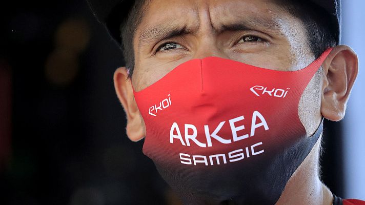 Telediario 1 - Tour 2020 | Nairo Quintana: "Han sido jornadas difíciles sobre todo por las carreteras"