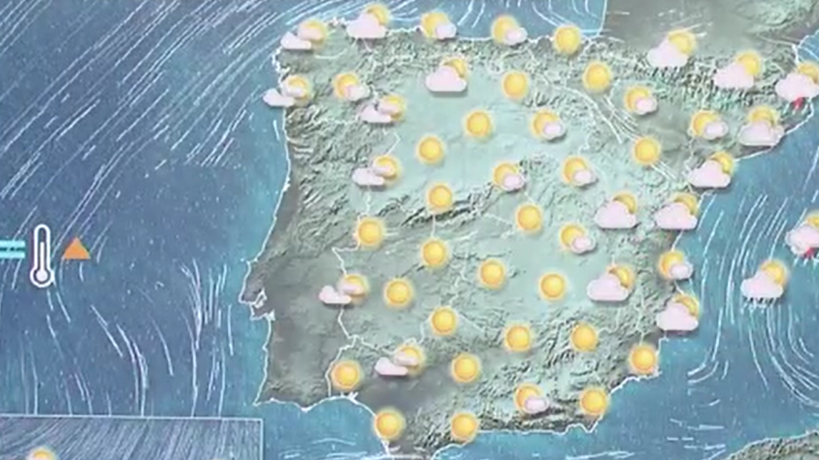Este jueves, tiempo estable en toda España, salvo chubascos y tormentas en Mallorca y Menorca