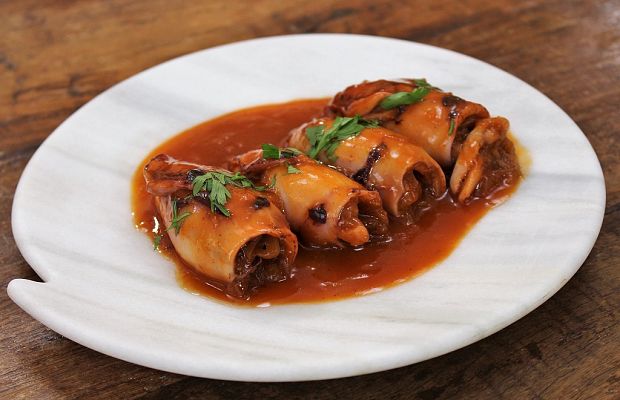 RTVE Cocina - Chipirones encebollados en salsa garum