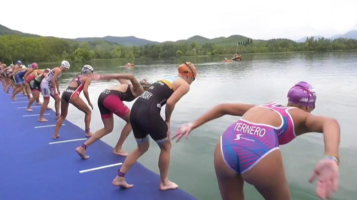 Triatlón - Campeonato España Relevos mixtos. Prueba Banyoles: resumen