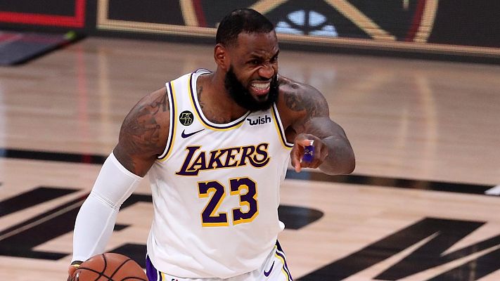 Telediario 1 - James lidera a los Lakers que llegan a la final de Conferencia una década después