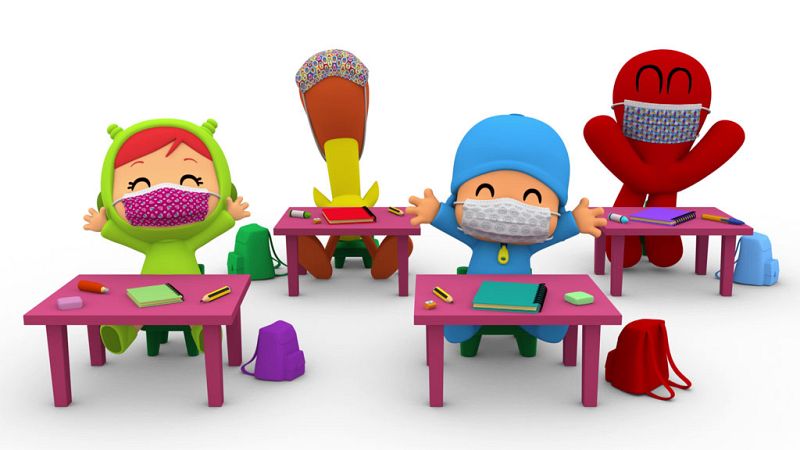 Canción 'Al cole contentos' - Pocoyo | Ver