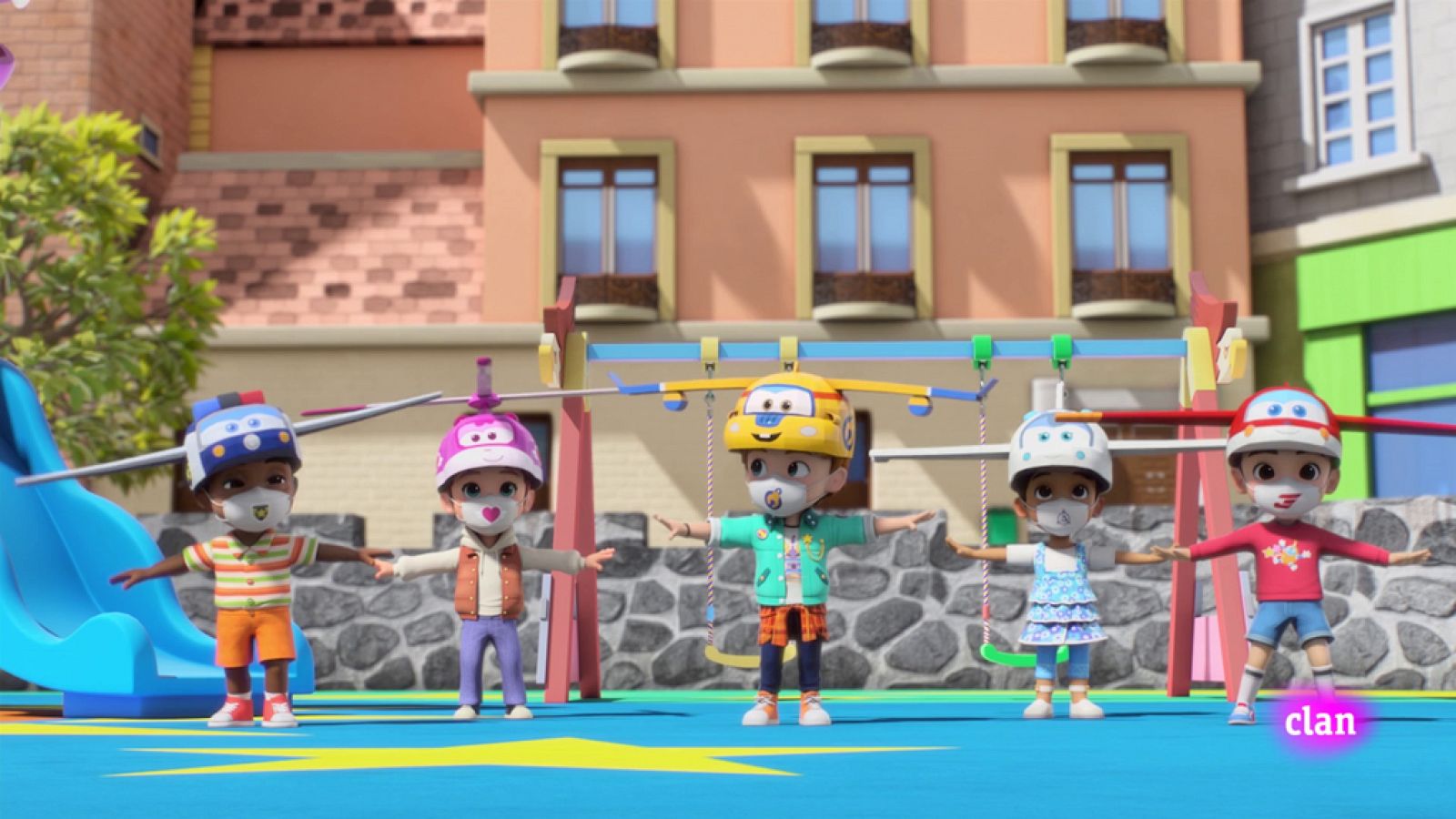 Super Wings Luchar contra el virus - Mantenemos la distancia de seguridad - Super Wings | Ver