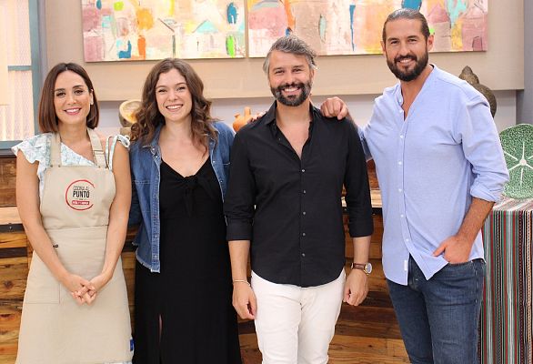Cocina al punto con Peña y Tamara - Clara Garrido y Marc Parejo visitan 'Cocina al Punto'