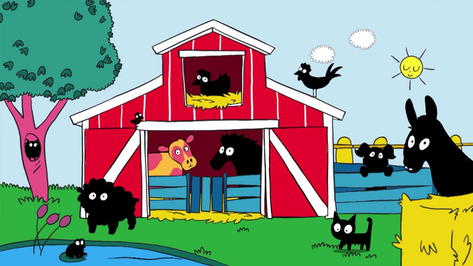 Los animales de granja con Simón - Simon | Ver