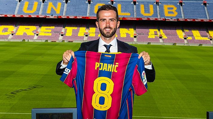 Telediario 1 - Pjanic: "Jugar en el Barça siempre fue mi sueño"
