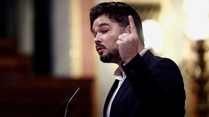 La hora de La 1 - Rufián (ERC), sobre los Presupuestos: "Pedimos la Mesa de Diálogo, que es lo primero que se acordó"