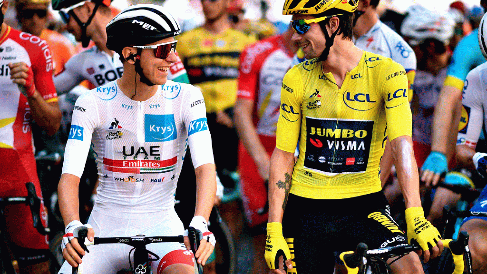 Roglic y Pogaçar, el milagro esloveno en el Tour