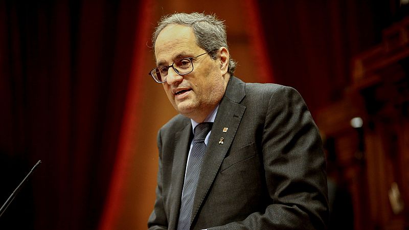 Torra acusa al Estado de estar instalado en la "venganza" antes de acudir al Supremo este jueves | Ver
