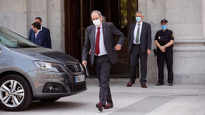 Telediario 1 - El Gobierno recuerda a Torra que nadie está por encima de la ley