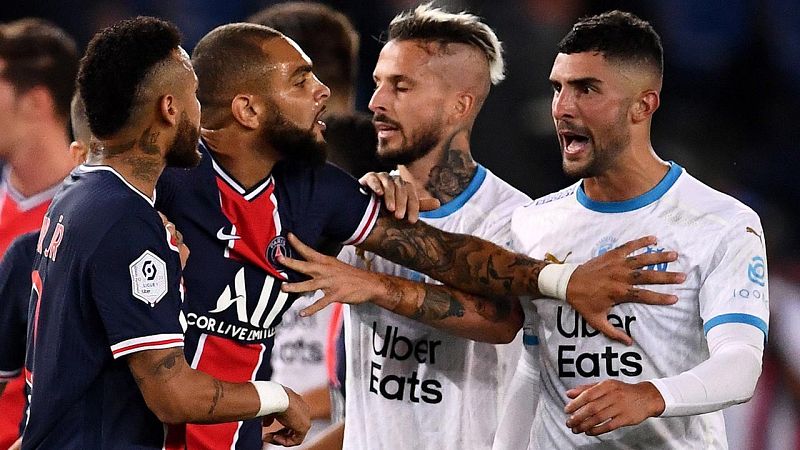 Dos partidos de sanción a Neymar tras el clásico PSG-Marsella | Ver