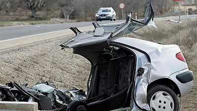 Pesadilla en la N-122, una de las carreteras m�s peligrosas de Espa�a