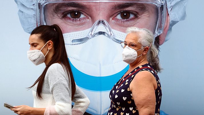 Telediario 1 - La Comunidad de Madrid retrasa el anuncio de las restricciones por el "complejo examen jurídico" de las medidas