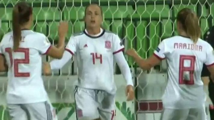 Fútbol - Alexia Putellas abre hueco (0-2)