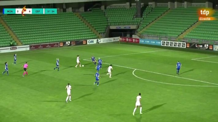 Fútbol - Mariona Caldentey marca el 0-7 con un disparo cruzado