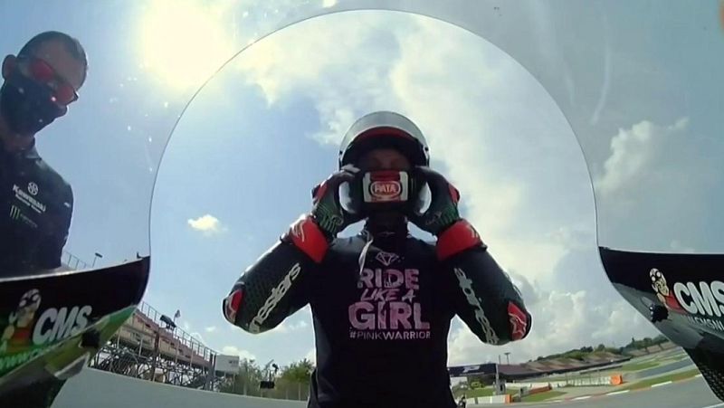 Así fue la dedicatoria de Jonathan Rea a Ana Carrasco