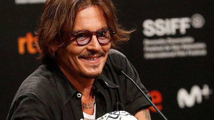 Telediario 1 - Johnny Depp encandila en San Sebastián
