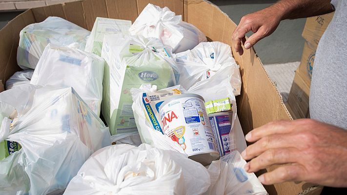 Telediario 1 - Coronavirus: Solidaridad para sobrevivir