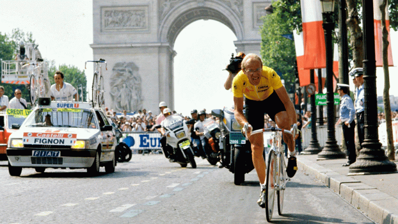 El duelo de Lemond y Fignon en 1989