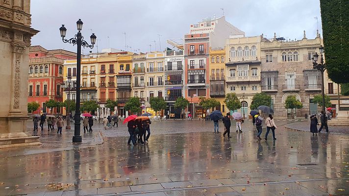 El tiempo - Lluvias y tormentas este lunes en el extremo norte, donde bajan las temperaturas