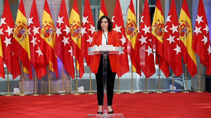 Especiales informativos - Ayuso defiende sus medidas restrictivas en Madrid: "Se trata de salvar vidas"