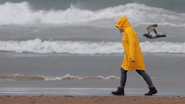 El tiempo - Precipitaciones que podrían ser persistentes en el Cantábrico oriental