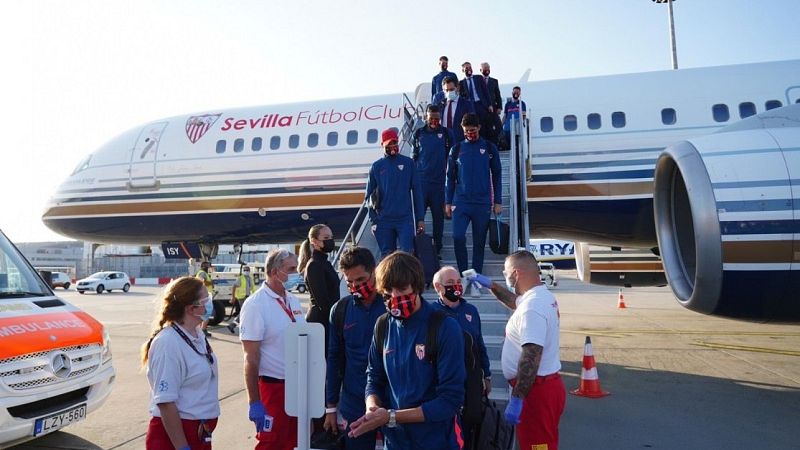 El Sevilla ya prepara la Supercopa en Budapest