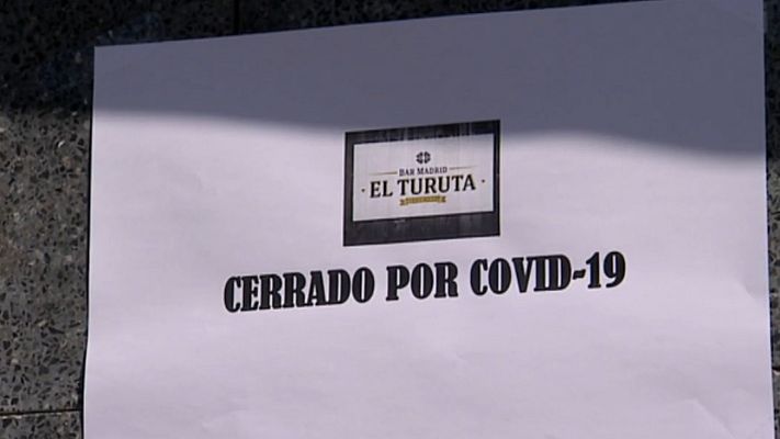 Telediario 1 - Confinamiento en Peralta por las 'no fiestas'