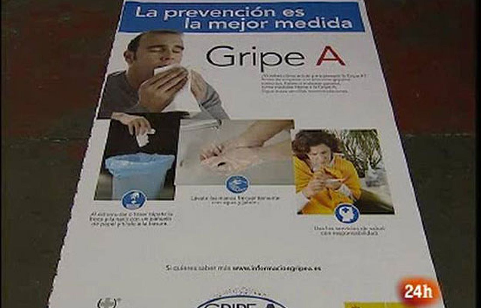 Campaña de prevención de la gripe A en España | Ver