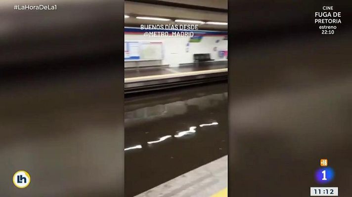 La hora de La 1 - Inundaciones en el Metro de Madrid