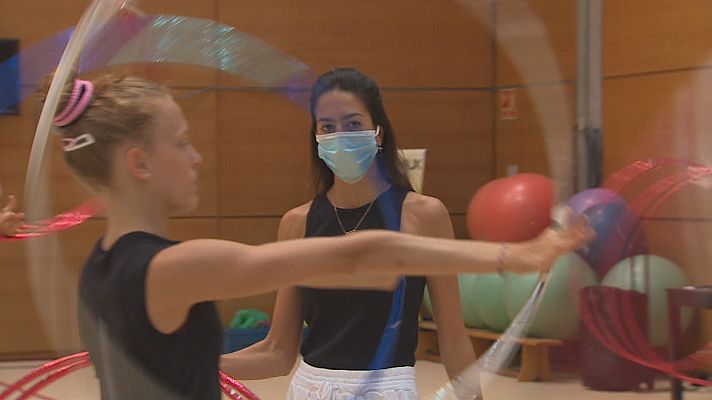 Telediario 1 - Alejandra Quereda: "La gimnasia ha vuelto a llamar a mi puerta"