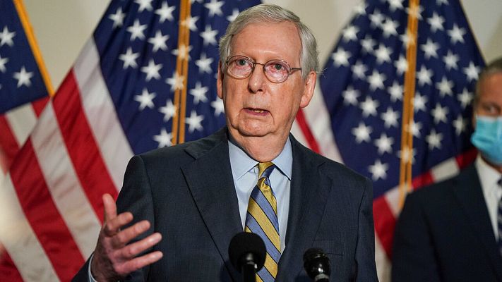 Telediario 1 - El Senado de EE.UU. se compromete a garantizar una transición "pacífica" del poder si Trump pierde las elecciones