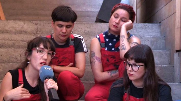 Telediario 1 - Las creadoras del himno feminista 'Un violador en tu camino', entre los 100 más influyentes del mundo para Time