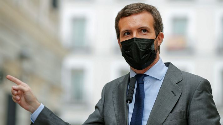 Informativo 24h - Casado pide reprobar a Iglesias y el cese inmediato de Garzón por "sus ataques" al rey