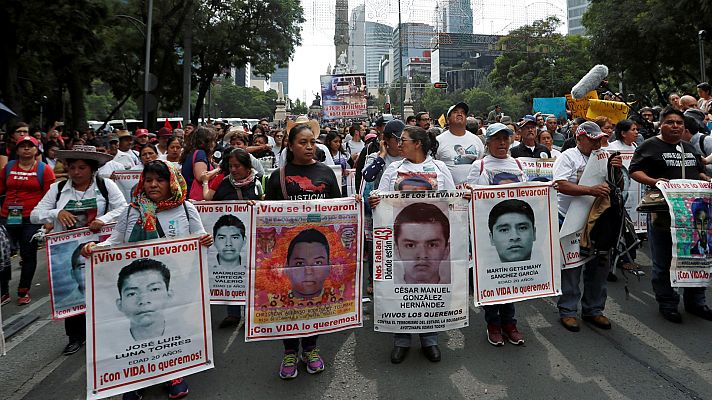 Telediario 1 - Seis años de la desaparición de los 43 de Ayotzinapa