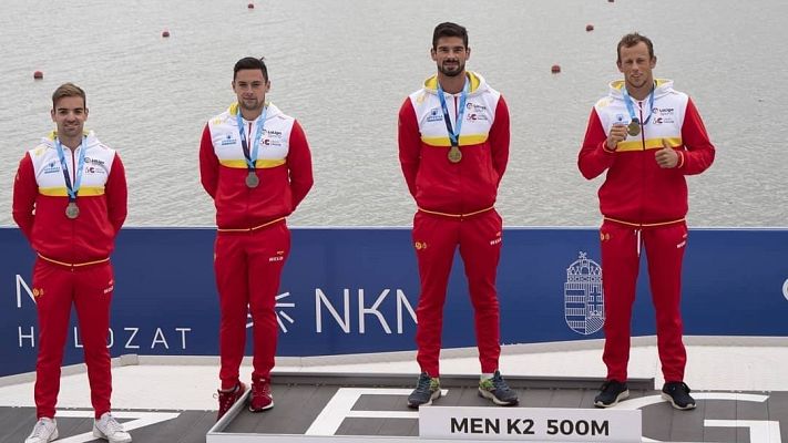 Telediario 1 - Histórico doblete del piragüismo español en la Copa del Mundo de Szeged