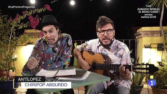 La primera pregunta - Antílopez nos interpreta una canción con los temas candentes