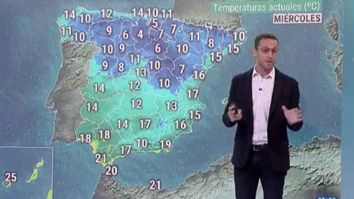 El tiempo - Los cielos estarán soleados, sin lluvias y con temperaturas casi de pleno verano antes de la llegada de un frente