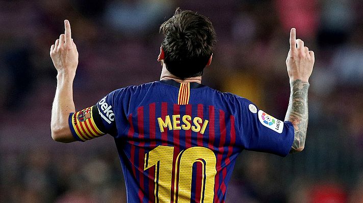 Telediario 1 - Messi pide perdón y llama a la unidad del barcelonismo
