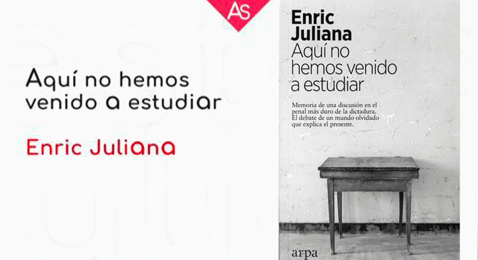 La aventura del saber Aqui no hemos venido a estudiar Enric Juliana