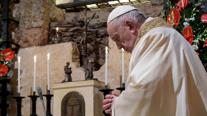 Telediario 1 - El Papa pide que el dolor de la pandemia no sea "inútil" y hace un llamamiento a la unidad