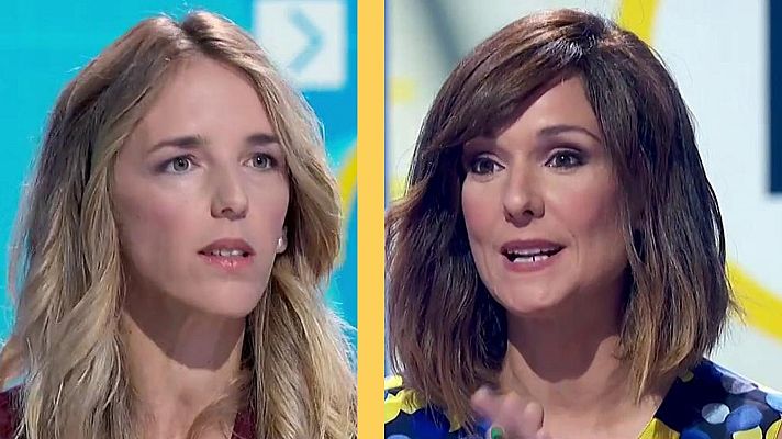 La hora de La 1 - El rifirrafe por RTVE entre Mónica López y Cayetana Álvarez