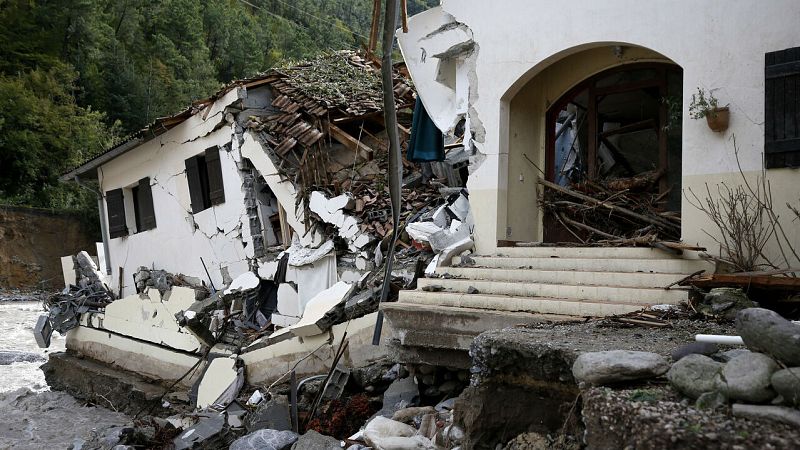 El temporal 'Alex' golpea el sureste de Francia - RTVE.es - Telediario 1 | Ver