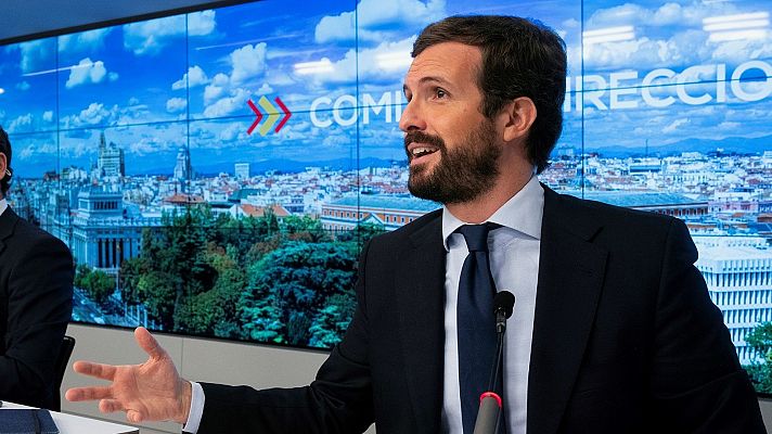 Informativo 24h - Casado descarta una moción de censura de Cs contra Ayuso porque tiene un "compromiso firme" con Arrimadas