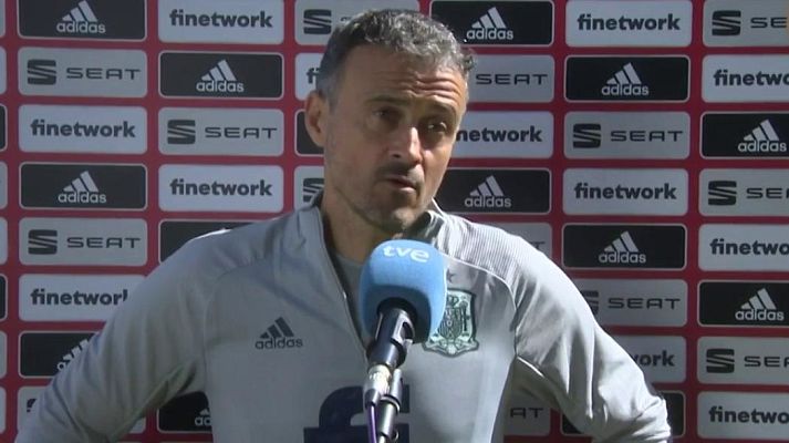 Fútbol - Luis Enrique, a TVE: "Veo al equipo muy bien"