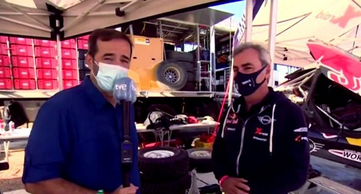 Telediario 1 - Sainz: "Es una victoria poder celebrar el Rally de Andalucía"