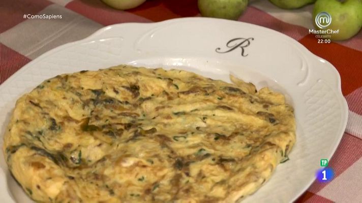 RTVE Cocina - Receta de tortilla de bacalao con guindillas
