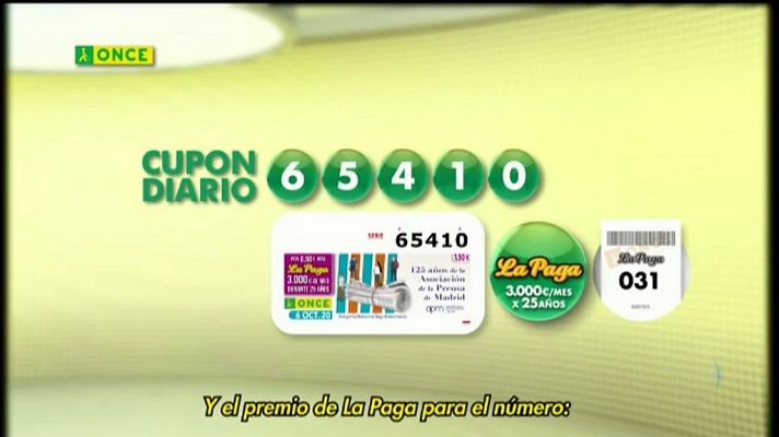 Sorteos ONCE - Sorteo ONCE - 06/10/20